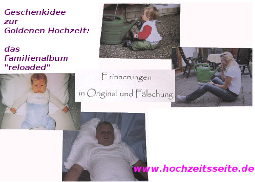 Familienalbum als Geschenkidee zur goldenen Hochzeit